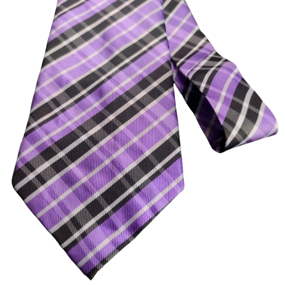 Kai Long Other - ✨ Kai Long Purple Plaid Silk Tie